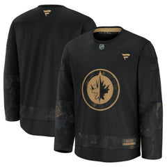 Winnipeg Jets Fanatics 2024 Military Appreciation Practice Jersey - Black Jerseys