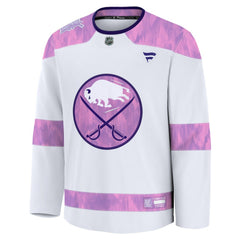 Buffalo Sabres Fanatics 2024 Hockey Fights Cancer Practice Jersey - White Jerseys