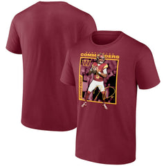 Jayden Daniels Washington Commanders Player Frame T-Shirt - Burgundy discount