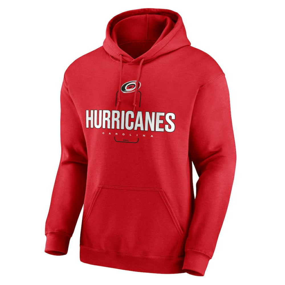 Carolina Hurricanes Personalized Name & Number Midfielder Pullover Hoodie - Red Hoodies