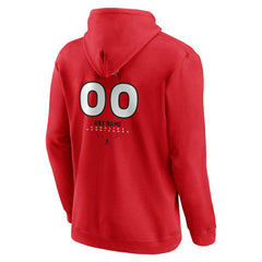 Carolina Hurricanes Personalized Name & Number Midfielder Pullover Hoodie - Red Hoodies
