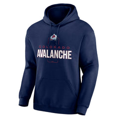 Colorado Avalanche Personalized Name & Number Midfielder Pullover Hoodie - Navy Hoodies