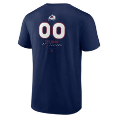 Colorado Avalanche Personalized Name & Number Midfielder T-Shirt - Navy T-shirts