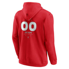 Detroit Red Wings Personalized Name & Number Midfielder Pullover Hoodie - Red Hoodies