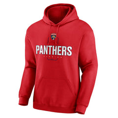 Florida Panthers Personalized Name & Number Midfielder Pullover Hoodie - Red Hoodies