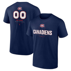 Montreal Canadiens Personalized Name & Number Midfielder T-Shirt - Navy T-shirts