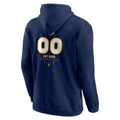 Nashville Predators Personalized Name & Number Midfielder Pullover Hoodie - Navy Hoodies