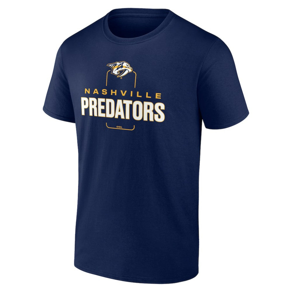 Nashville Predators Personalized Name & Number Midfielder T-Shirt - Navy T-shirts
