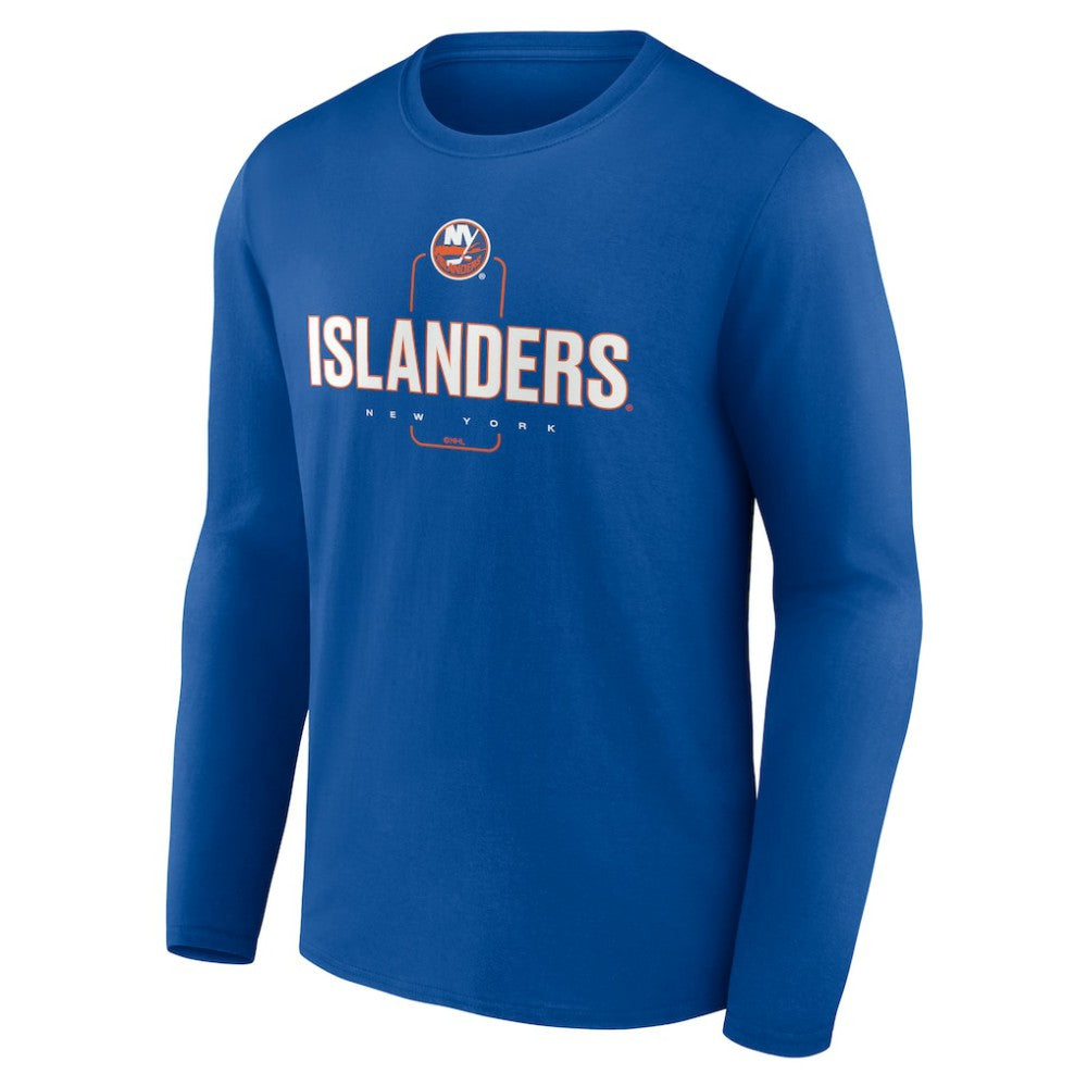New York Islanders Personalized Name & Number Midfielder Long Sleeve T-Shirt - Royal T-shirts