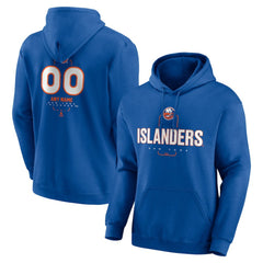 New York Islanders Personalized Name & Number Midfielder Pullover Hoodie - Royal Hoodies