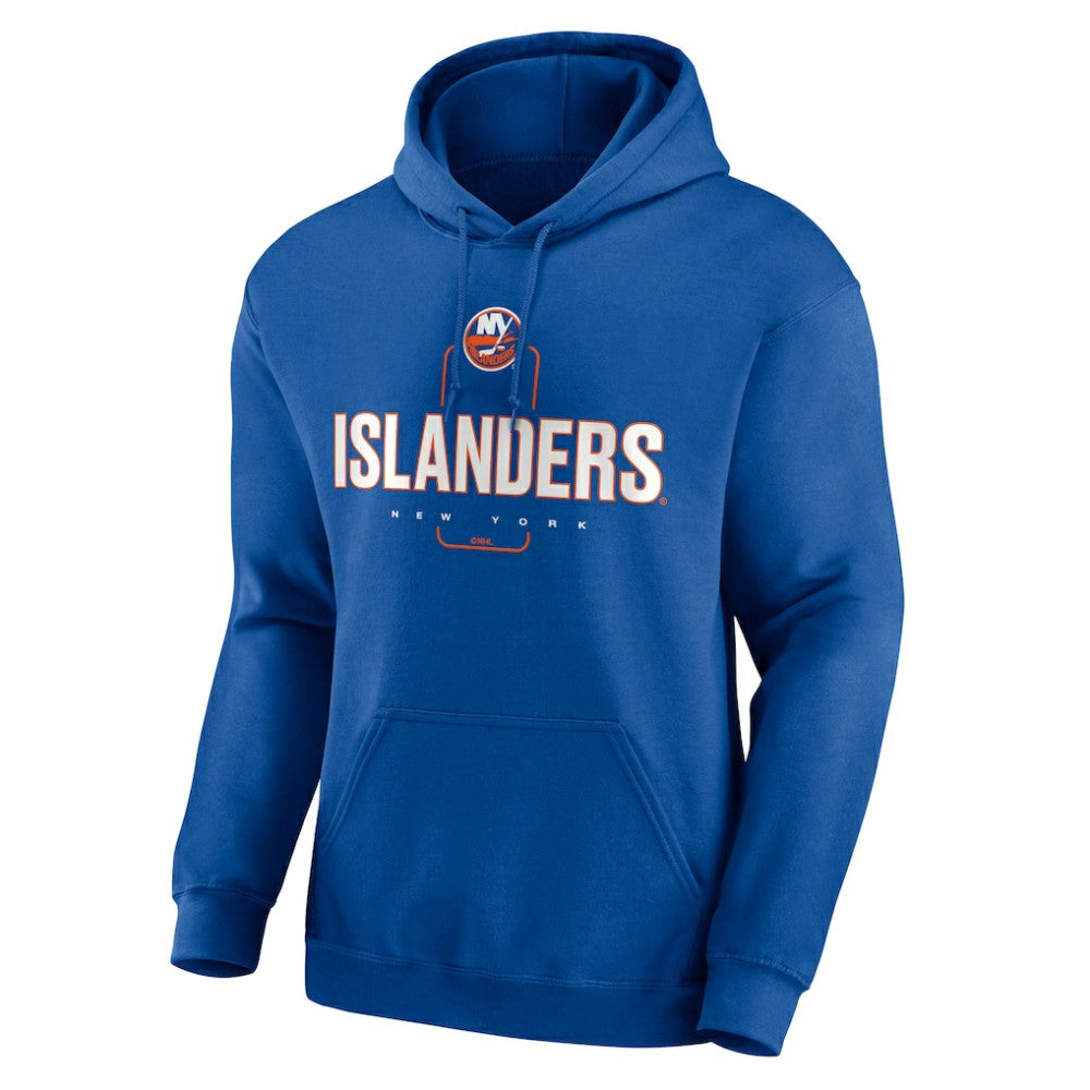 New York Islanders Personalized Name & Number Midfielder Pullover Hoodie - Royal Hoodies