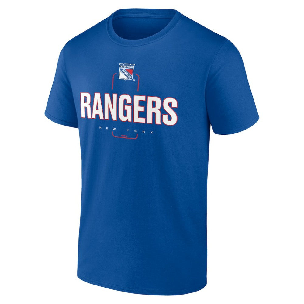 New York Rangers Personalized Name & Number Midfielder T-Shirt - Blue T-shirts