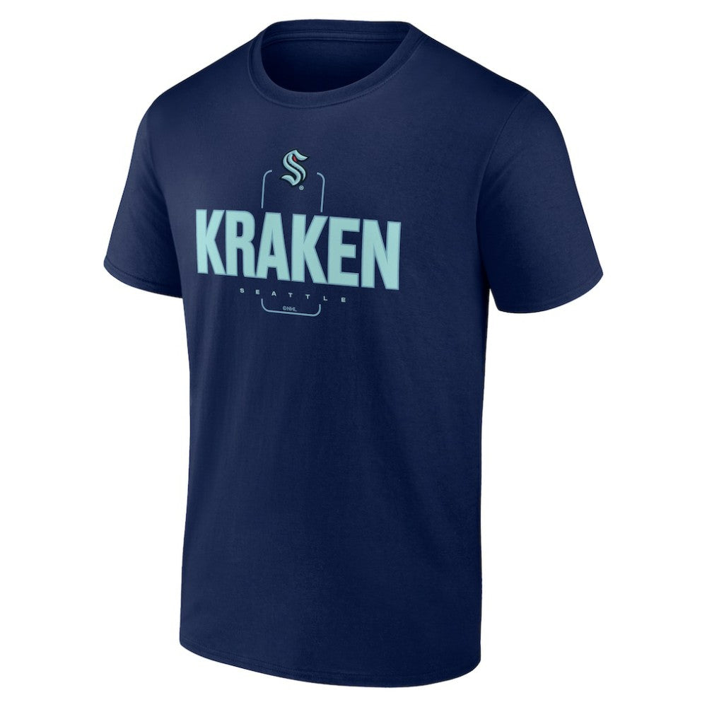Seattle Kraken Personalized Name & Number Midfielder T-Shirt - Deep Sea Blue T-shirts