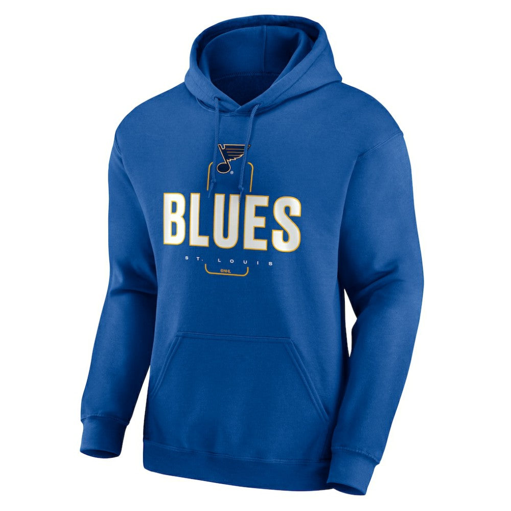 St. Louis Blues Personalized Name & Number Midfielder Pullover Hoodie - Blue Hoodies