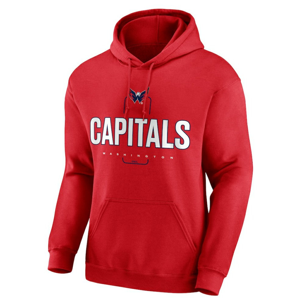 Washington Capitals Personalized Name & Number Midfielder Pullover Hoodie - Red Hoodies