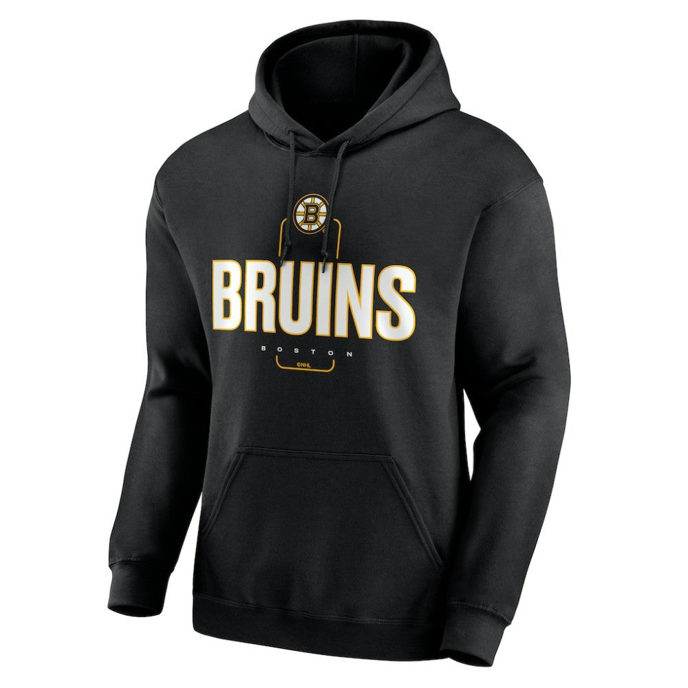 Boston Bruins Personalized Name & Number Midfielder Pullover Hoodie - Black Hoodies