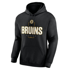 Boston Bruins Personalized Name & Number Midfielder Pullover Hoodie - Black Hoodies