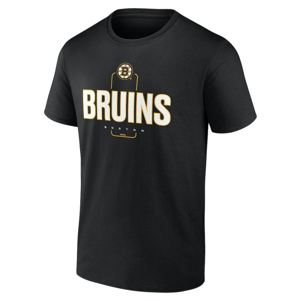 Boston Bruins Personalized Name & Number Midfielder T-Shirt - Black T-shirts