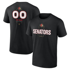 Ottawa Senators Personalized Name & Number Midfielder T-Shirt - Black T-shirts