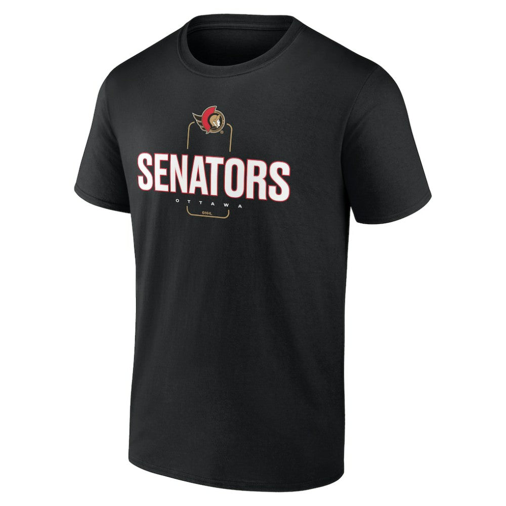 Ottawa Senators Personalized Name & Number Midfielder T-Shirt - Black T-shirts