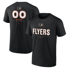 Philadelphia Flyers Personalized Name & Number Midfielder T-Shirt - Black T-shirts