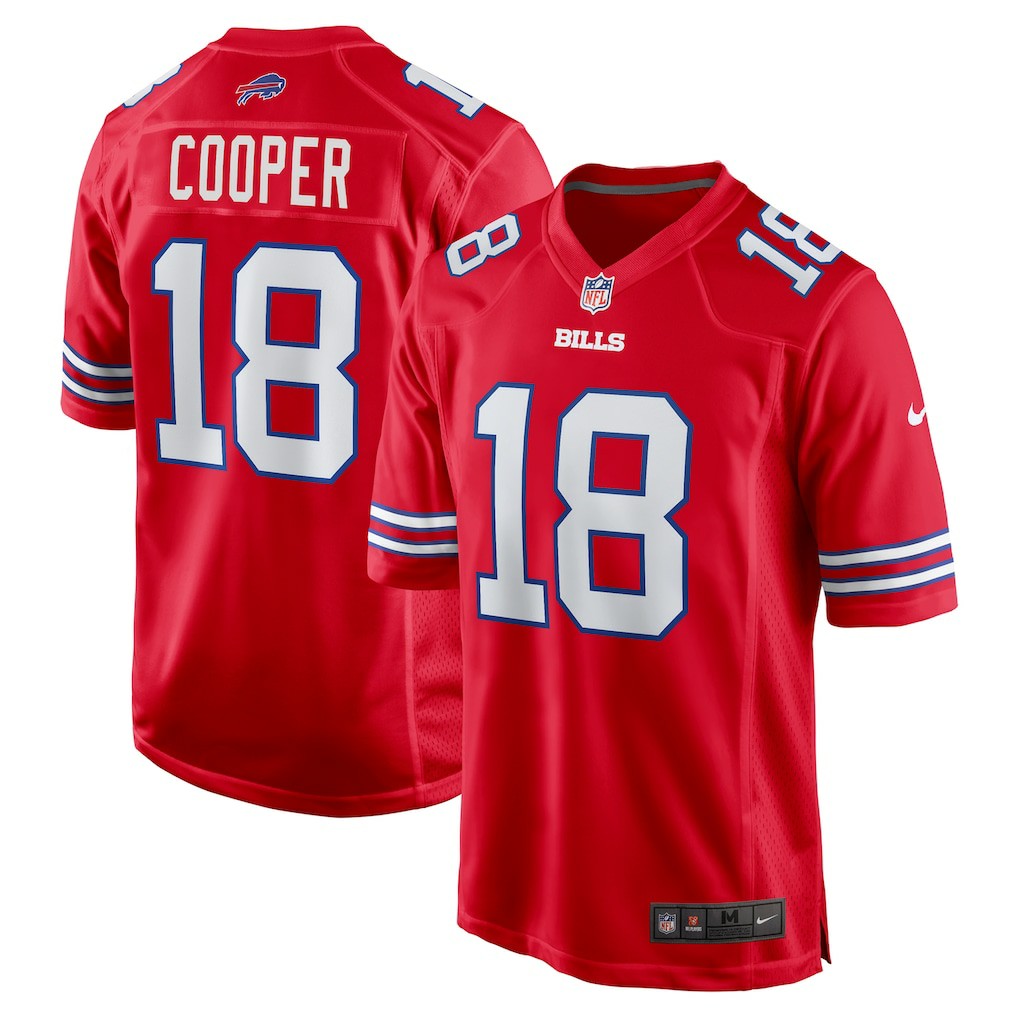 Amari Cooper Buffalo Bills Alternate Game Jersey - Red cheap