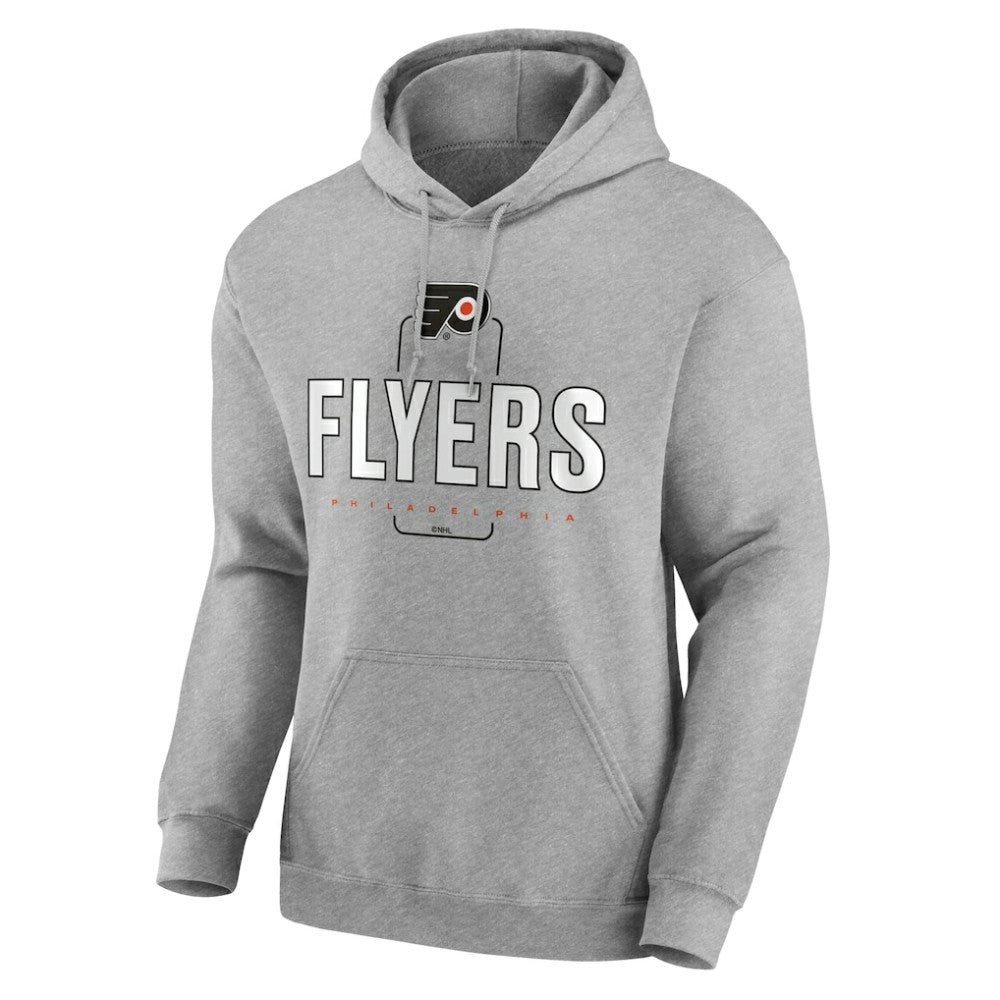 Philadelphia Flyers Personalized Name & Number Midfielder Pullover Hoodie - Gray Hoodies