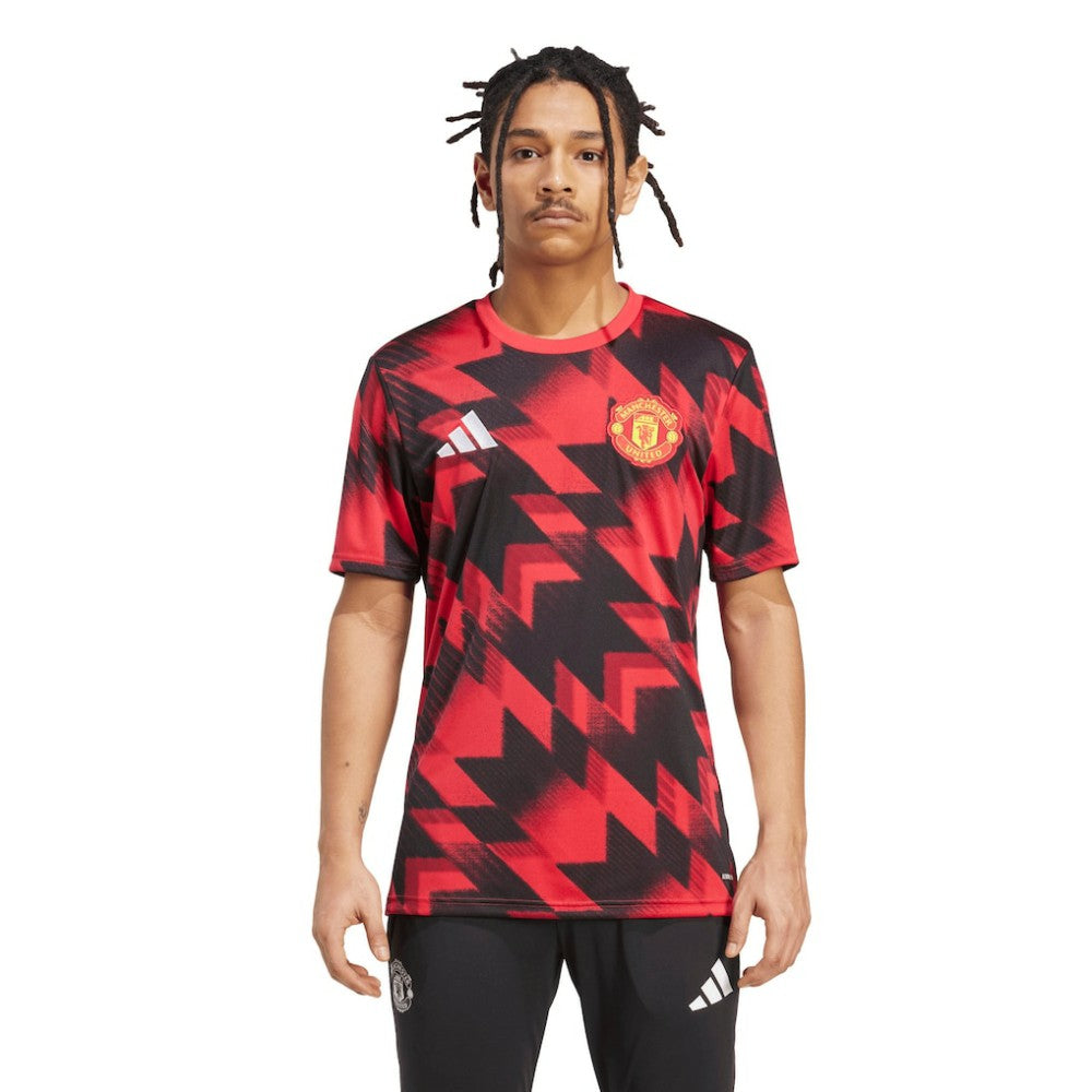 Manchester United 2025/26 AEROREADY Pre-Match Top - Red on sale