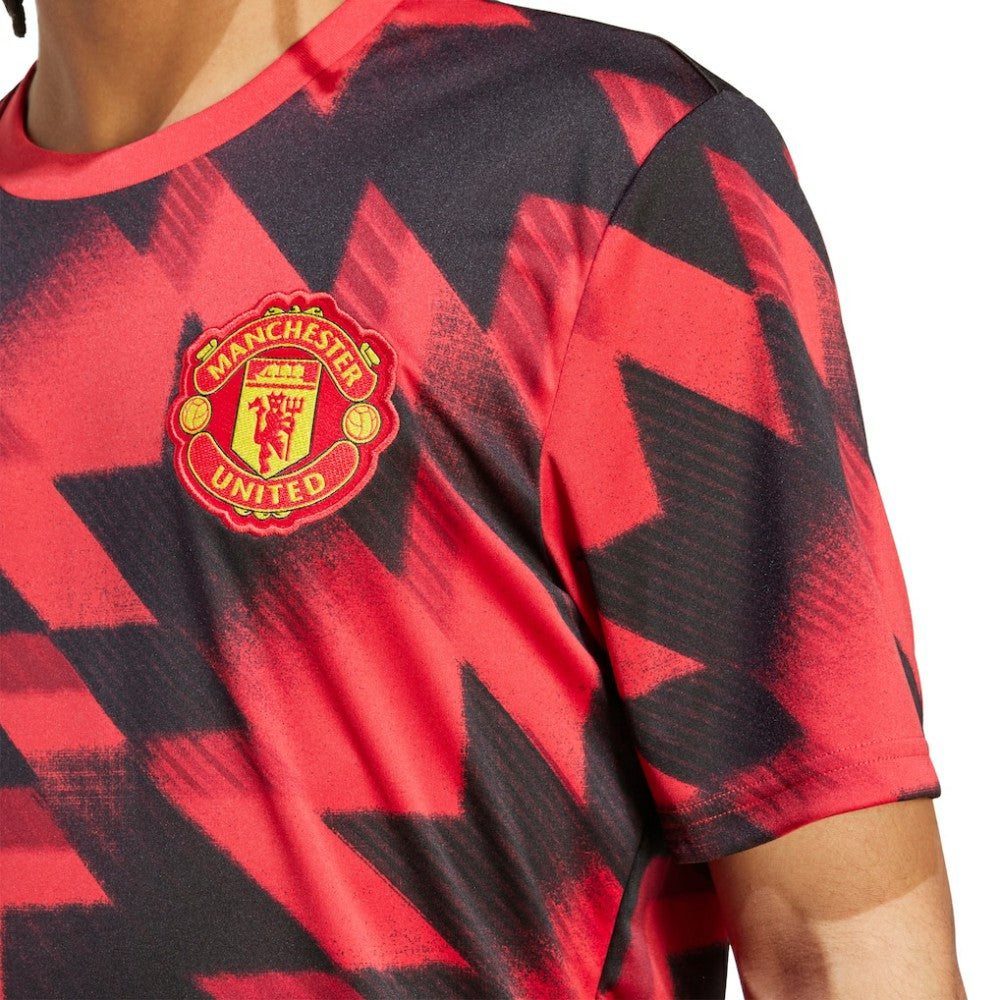 Manchester United 2025/26 AEROREADY Pre-Match Top - Red on sale