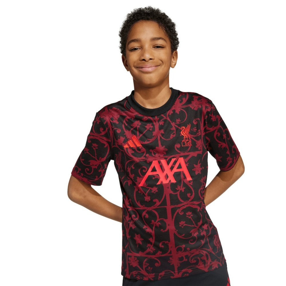 Liverpool Youth 2025/26 Pre-Match AEROREADY Top - Black online