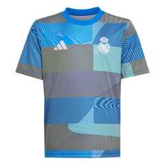 Real Madrid Youth 2025/26 Pre-Match AEROREADY Top - Blue for sale