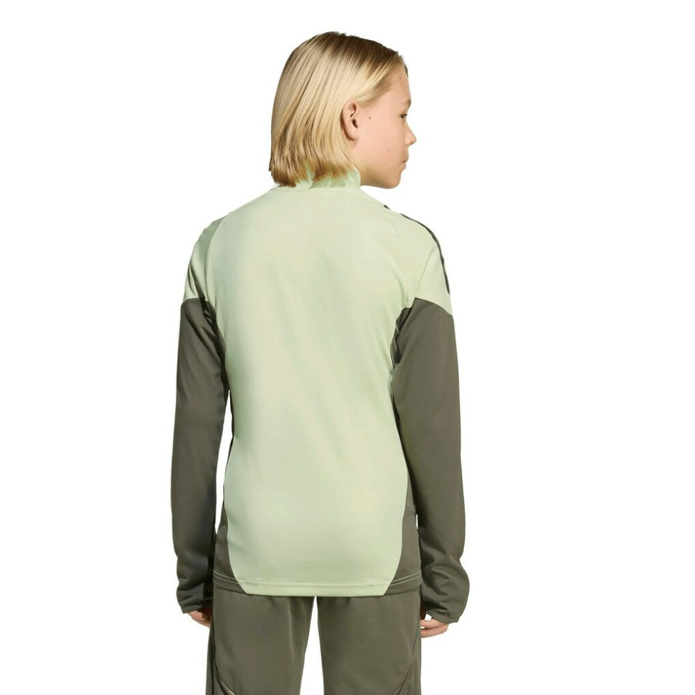 Real Madrid Youth 2025/26 Training AEROREADY Quarter-Zip Pullover - Green for sale