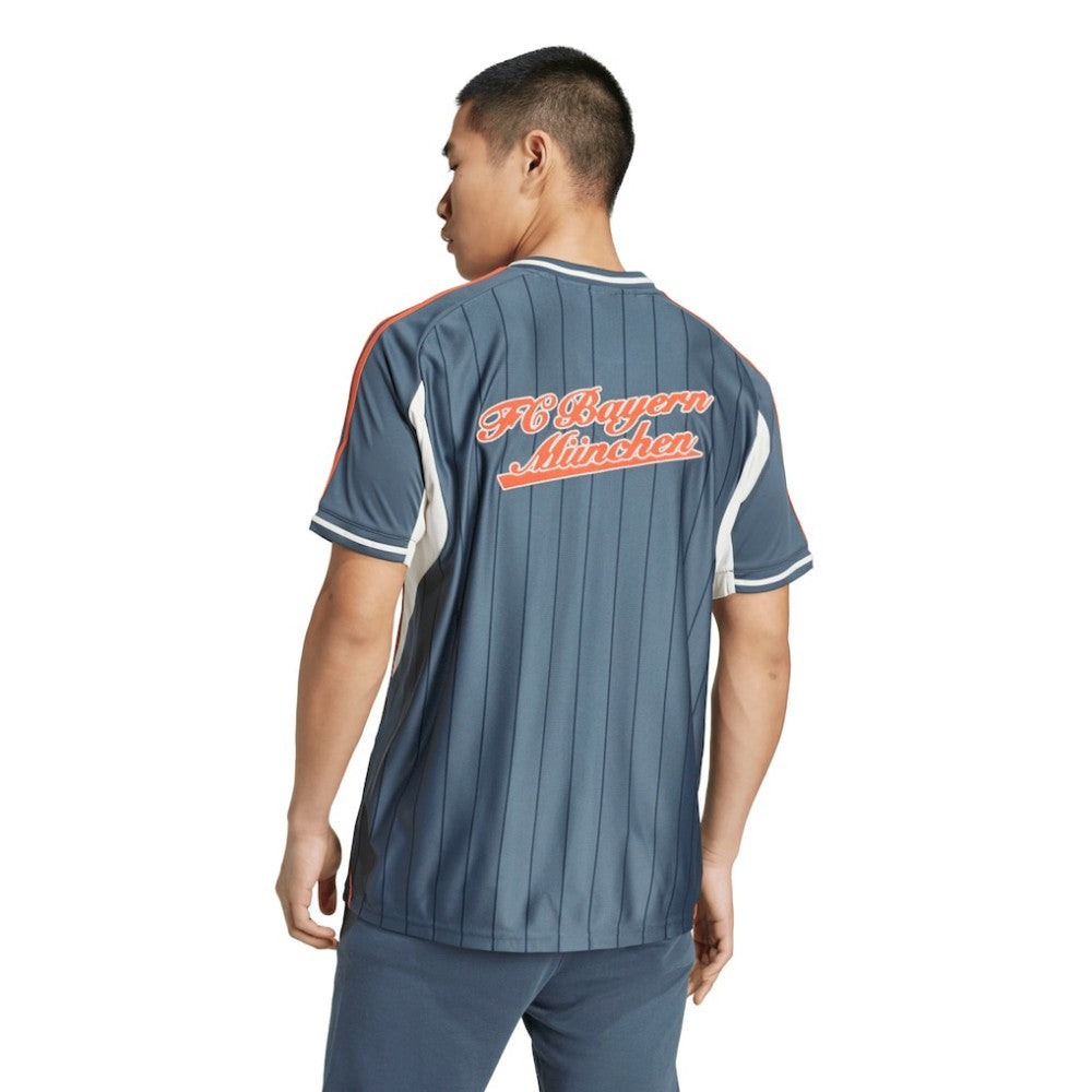 Bayern Munich US Pack Full-Button Baseball Jersey - Gray on sale