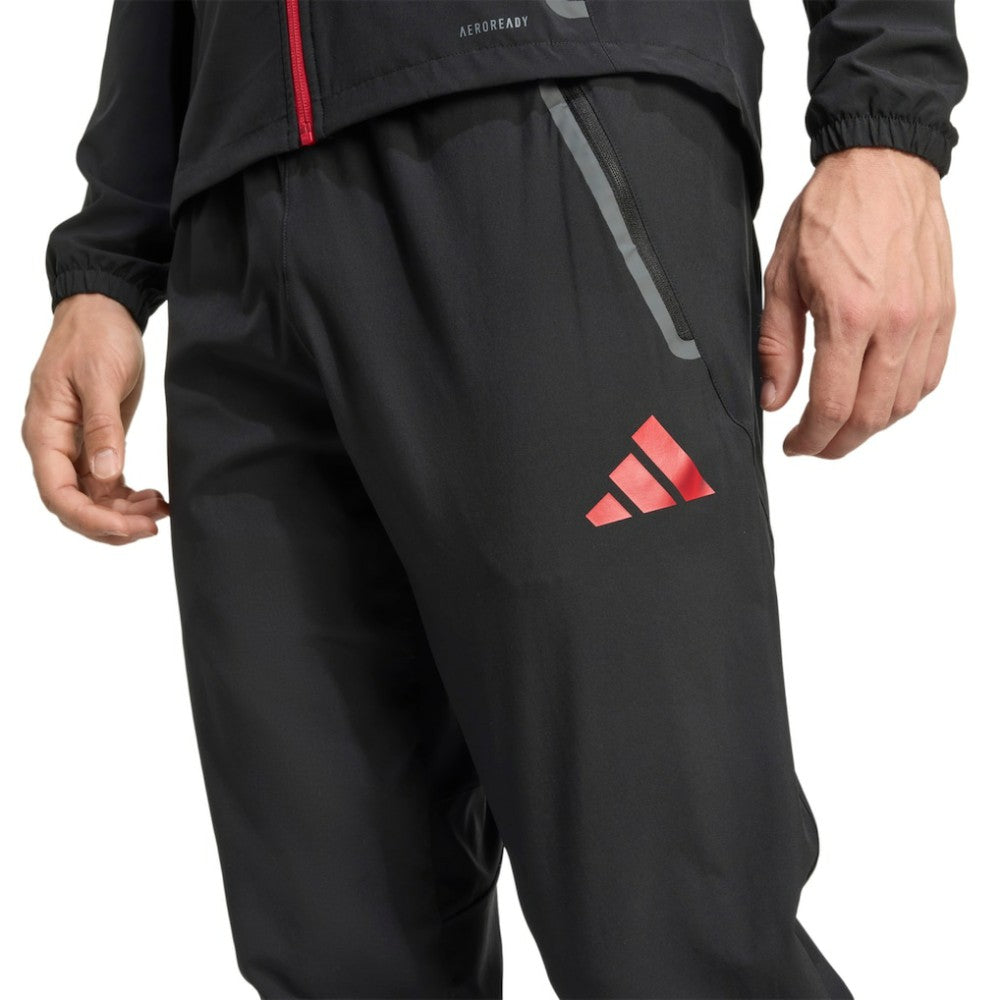 Liverpool 2025/26 Tiro Vis Tech Travel Pants - Black for sale
