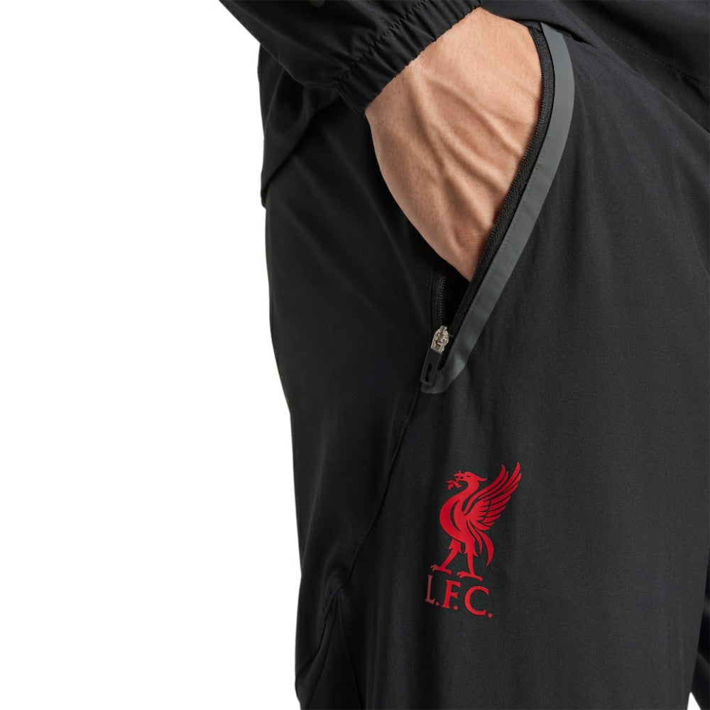 Liverpool 2025/26 Tiro Vis Tech Travel Pants - Black for sale
