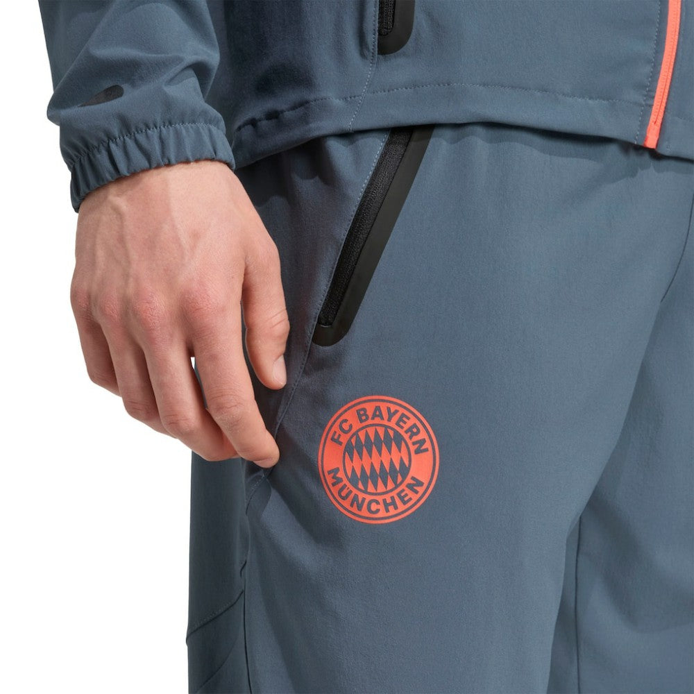 Bayern Munich 2025/26 Tiro Vis Tech AEROREADY Travel Pants - Gray discount