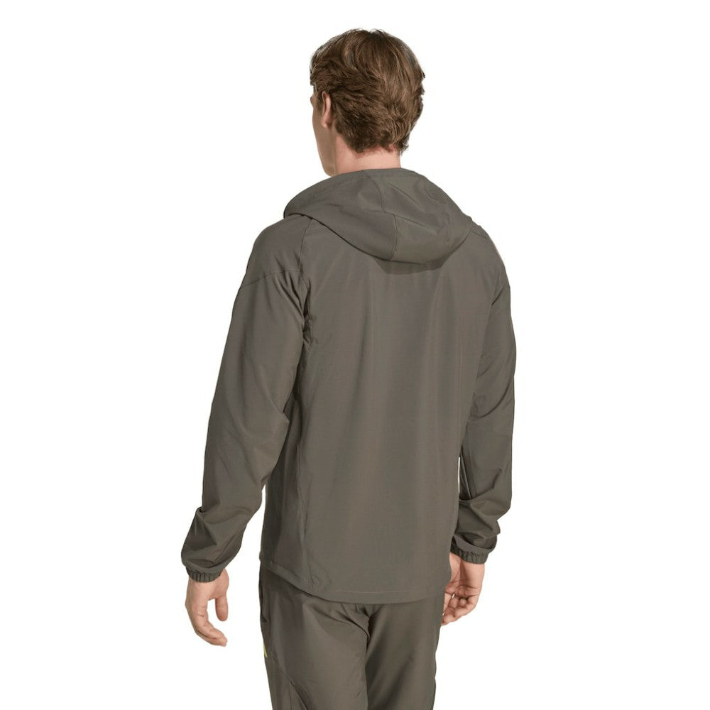 Real Madrid 2025/26 Tiro Vis Tech Travel Jacket - Olive sale