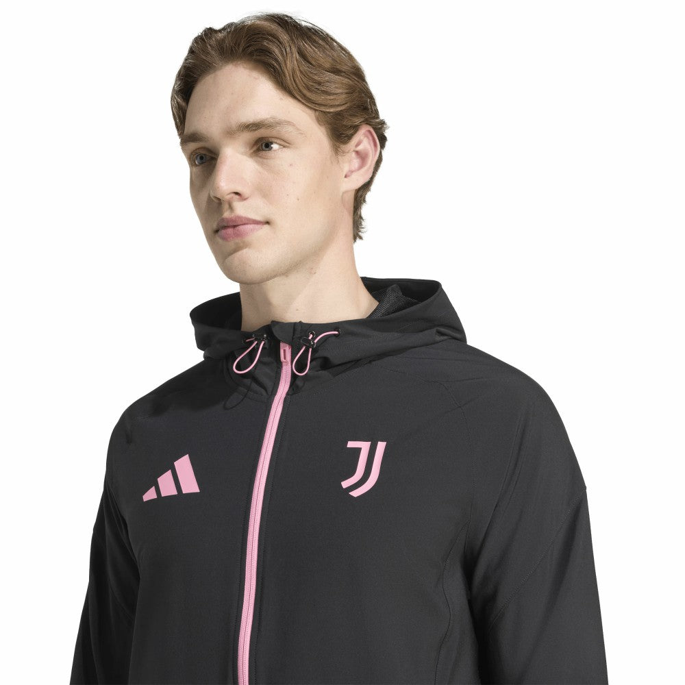 Juventus 2025/26 Tiro Vis Tech Travel Jacket - Black shop