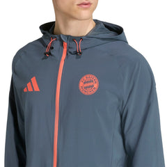 Bayern Munich 2025/26 Tiro Vis Tech Travel Jacket - Gray outlet