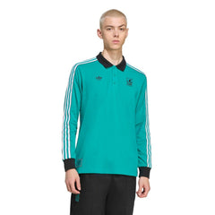 Liverpool Terrace Icons Long Sleeve Polo - Green on sale