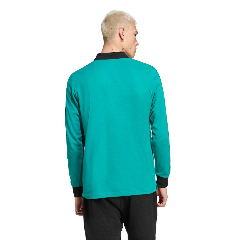 Liverpool Terrace Icons Long Sleeve Polo - Green on sale