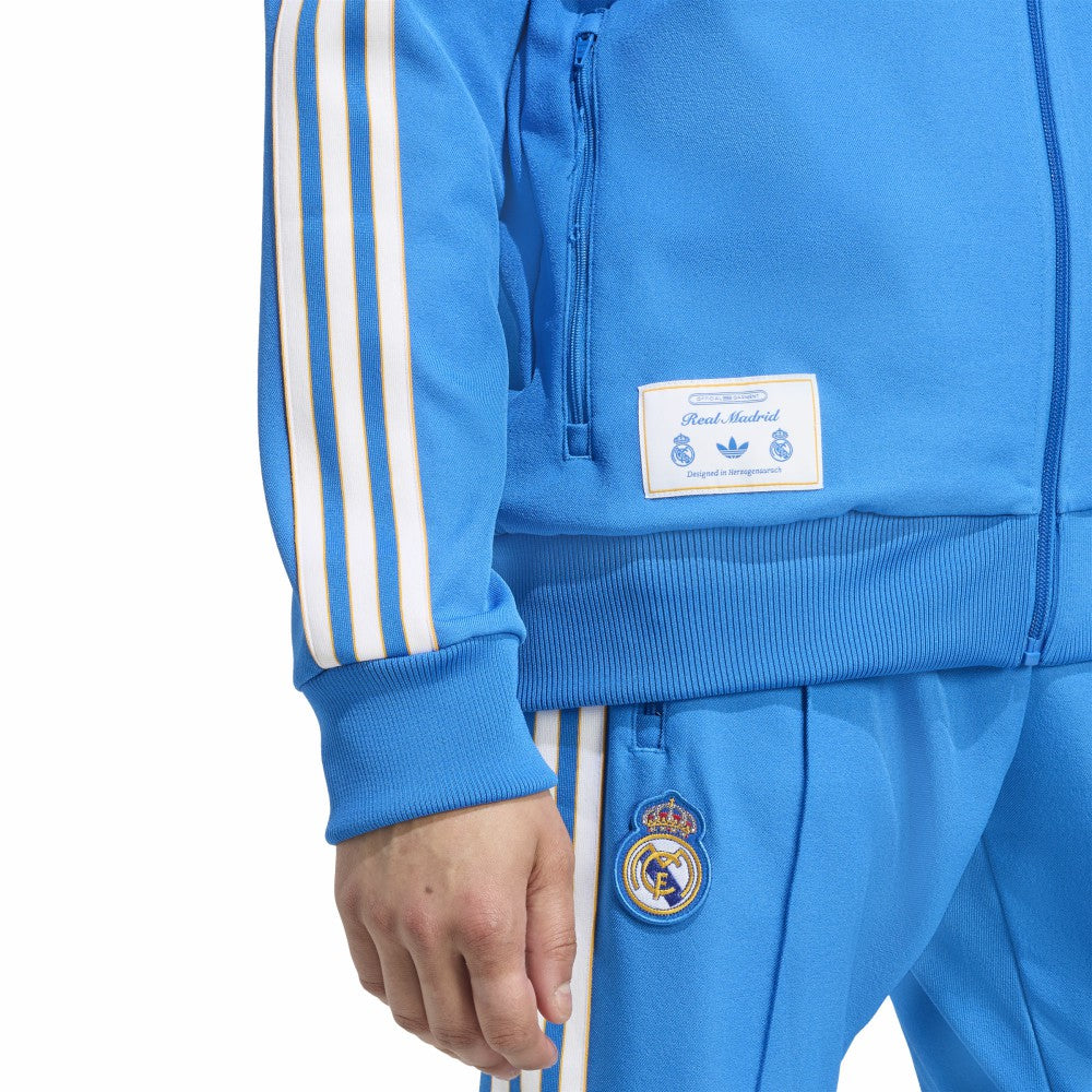 Real Madrid Terrace Icons Full-Zip Track Jacket - Blue for sale