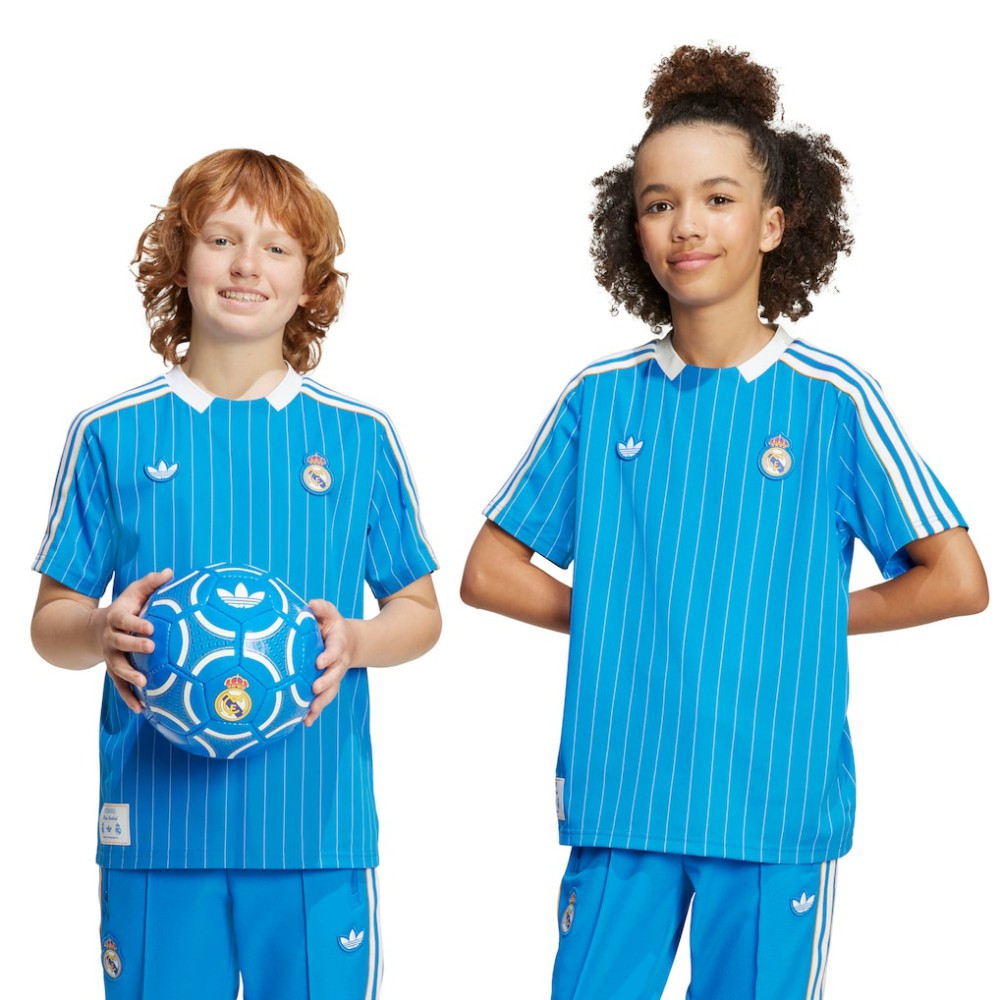 Real Madrid Youth Terrace Icons Jersey - Blue sale