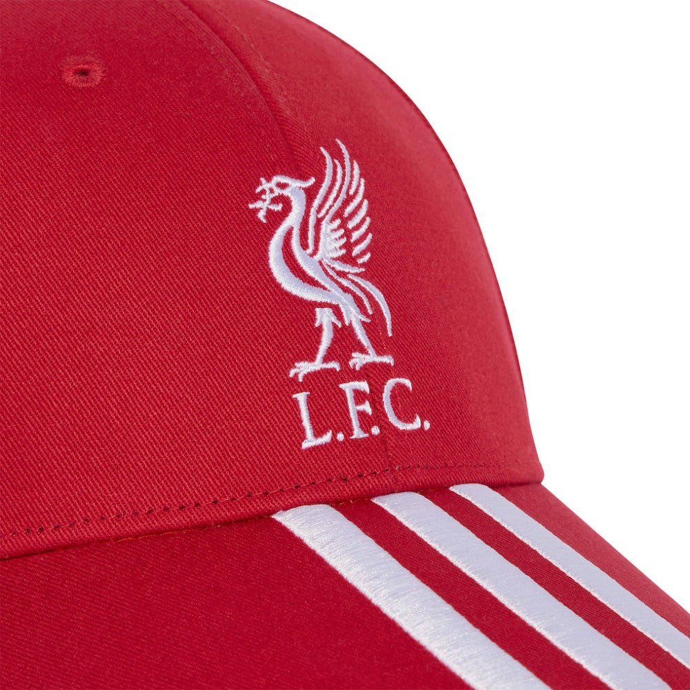 Liverpool Unisex Three-Stripe Dad Adjustable Hat - Red for sale