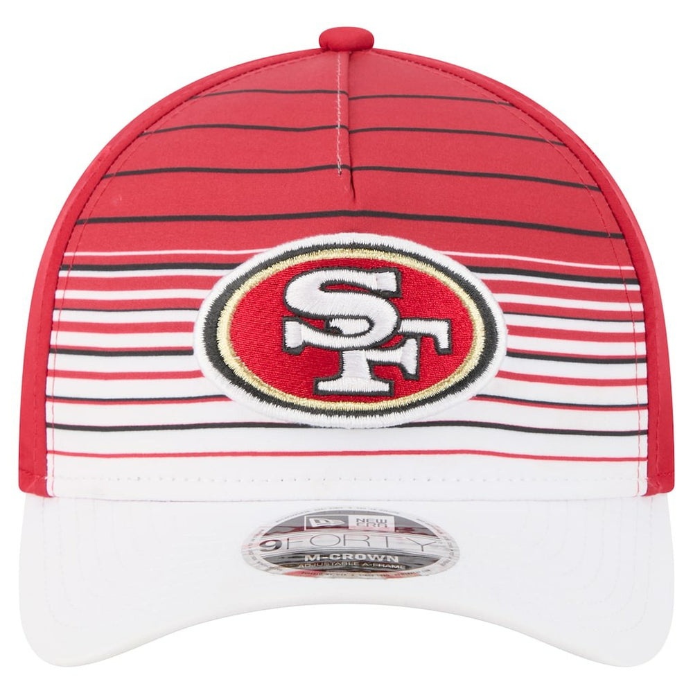San Francisco 49ers New Era Adventure Gradient 9FORTY M-Crown A-Frame Adjustable Hat - White/Scarlet sale