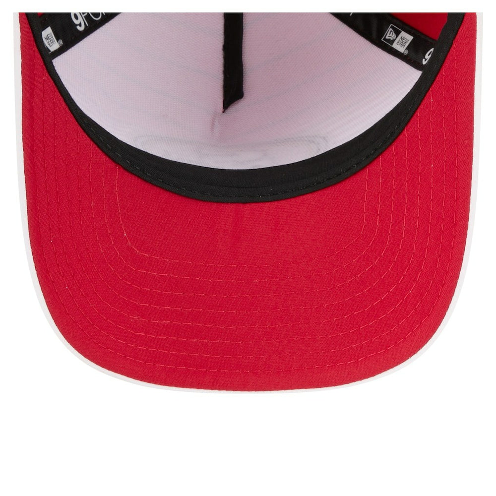 San Francisco 49ers New Era Adventure Gradient 9FORTY M-Crown A-Frame Adjustable Hat - White/Scarlet sale