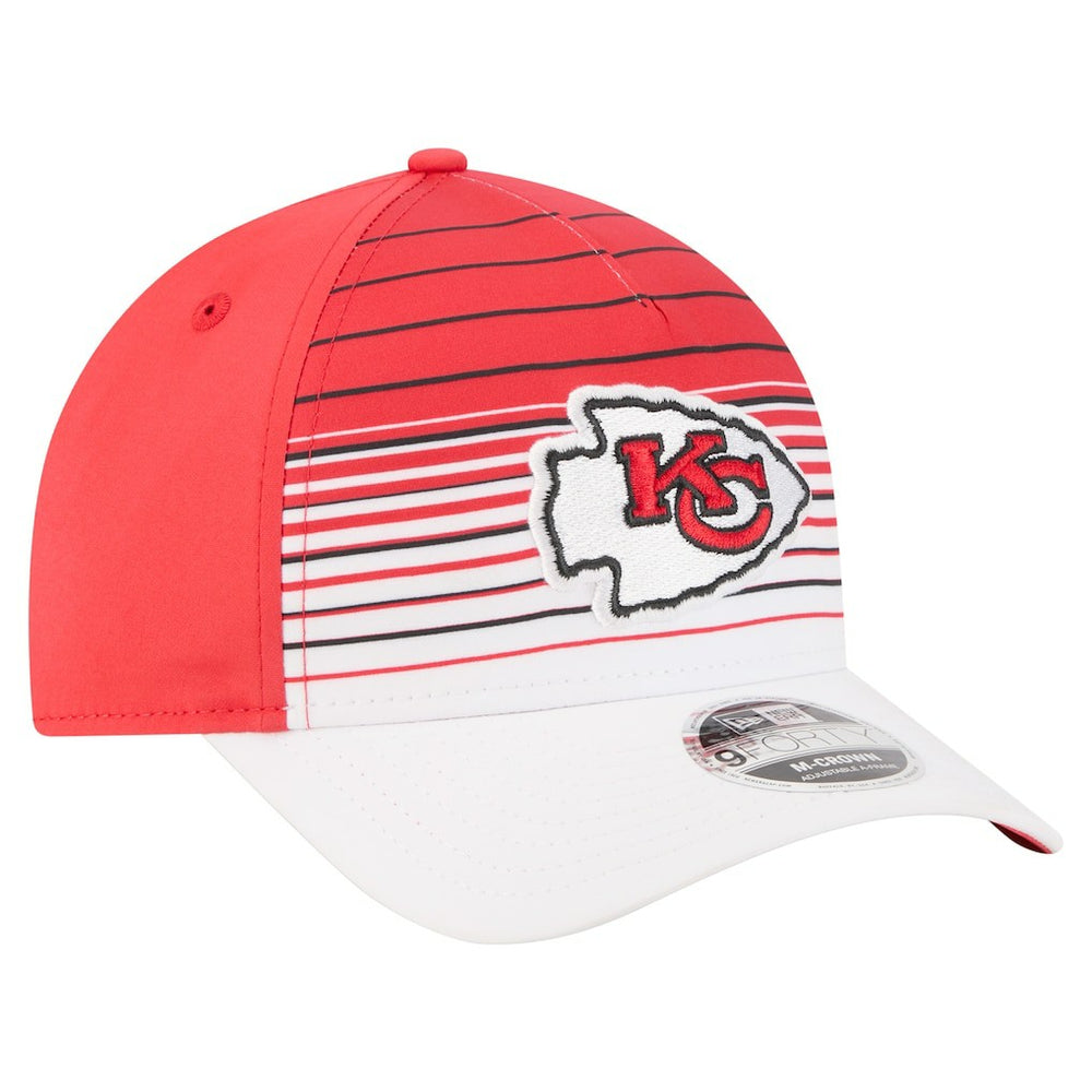 Kansas City Chiefs New Era Adventure Gradient 9FORTY M-Crown A-Frame Adjustable Hat - White/Red on sale