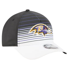 Baltimore Ravens New Era Adventure Gradient 9FORTY M-Crown A-Frame Adjustable Hat - White/Black discount