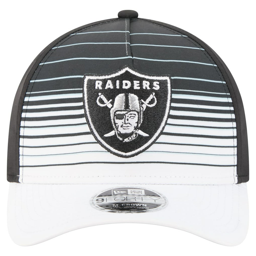 Las Vegas Raiders New Era Adventure Gradient 9FORTY M-Crown A-Frame Adjustable Hat - White/Black on sale