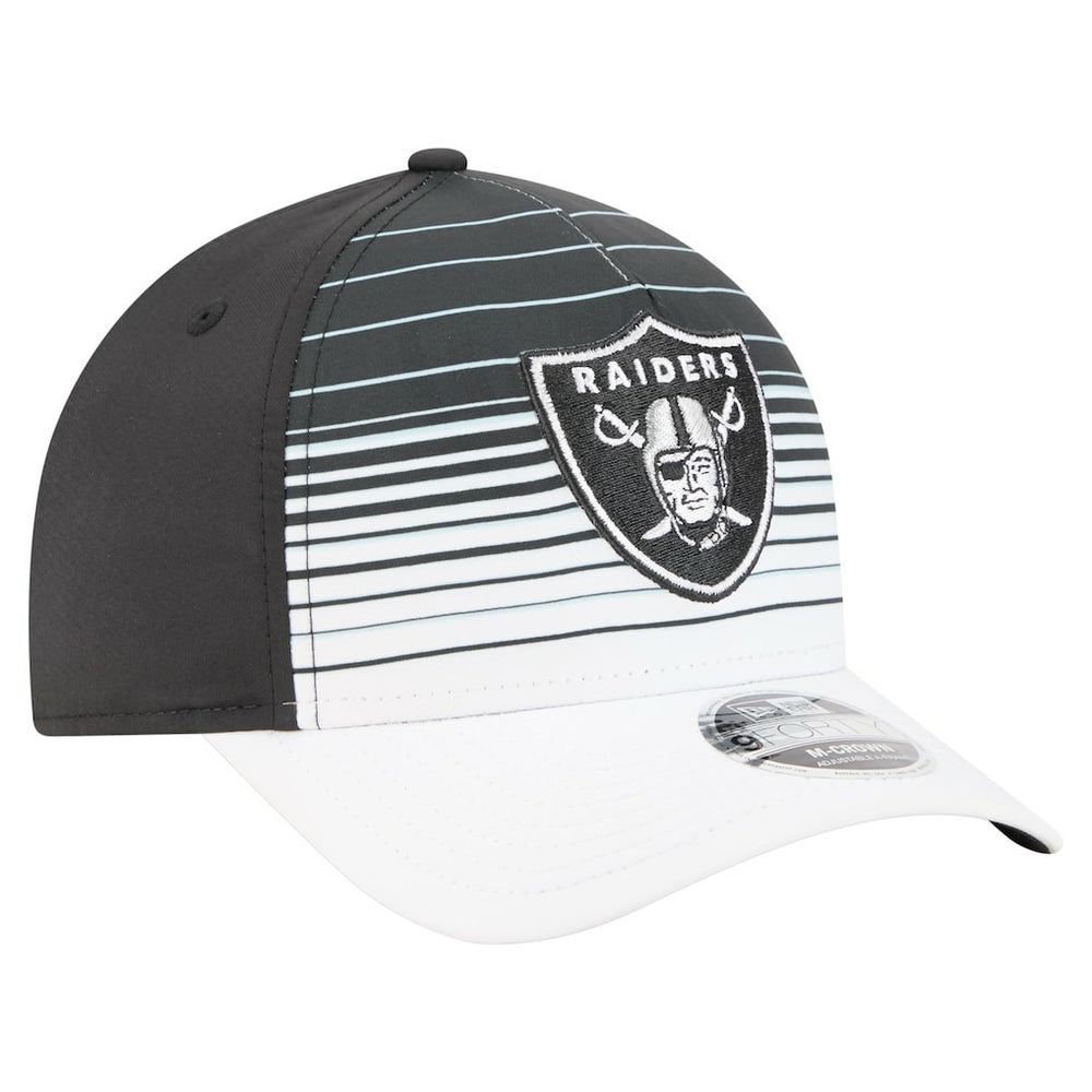 Las Vegas Raiders New Era Adventure Gradient 9FORTY M-Crown A-Frame Adjustable Hat - White/Black on sale